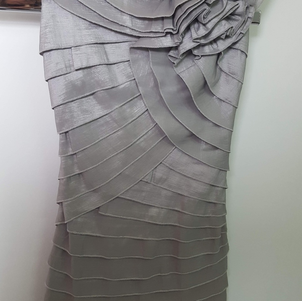 Silver bodycon dress